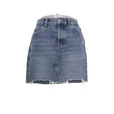 Jeansnederdel (Blå) fra ONLY Blue Denim Bomuld