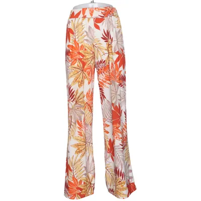 Pantalon patte d'éléphant (Blanc, Multicolore)