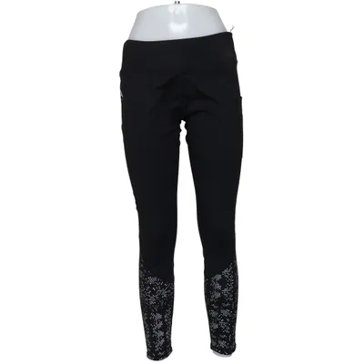 Collants de sport (Noir, Blanc) de Active Fit Élasthane, Polyester