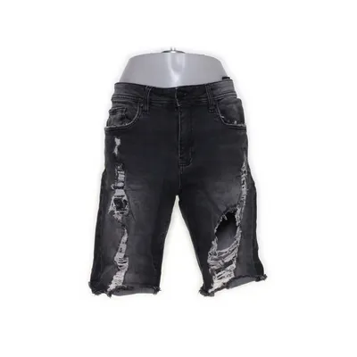 Jeansshorts (Svart, Grå) från Youngla