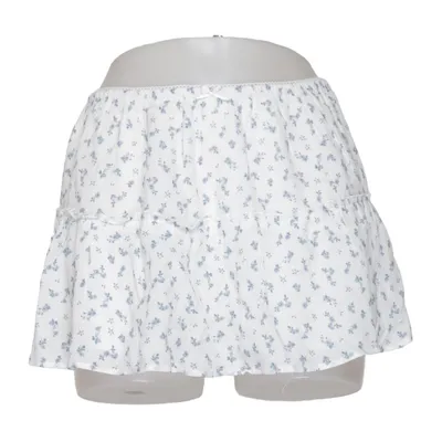 Rok (Wit, Blauw) van Pull & Bear Viscose