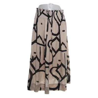Skirt (Beige, Black) from H&M Trend Cotton, Viscose