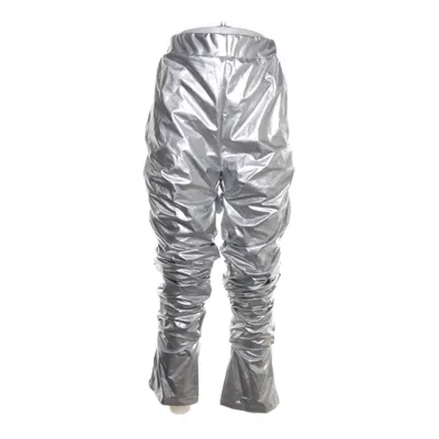 Vinyl broek (Zilver) van Shein Curve Elastaan, Polyester
