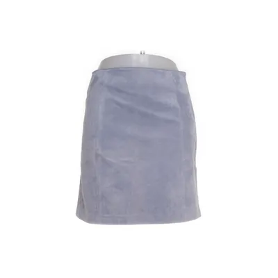 Leren rok (Grijs) van Edited Polyester, Leer