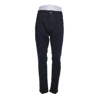 Jeans (Blue) from Raw Organic cotton, Elastane, Leather, Recycled polyester