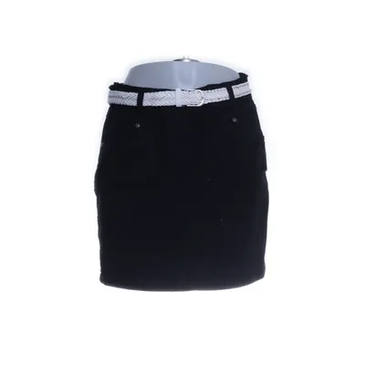 Spijkerrok (Zwart) van Janina Denim Katoen, Elastaan