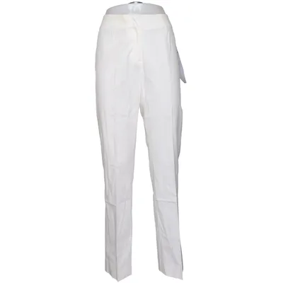 Pantalon (Blanc) de Longhin Coton, Élasthane