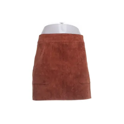 Leren rok (Oranje) van H&M Premium Quality Suède, Polyester