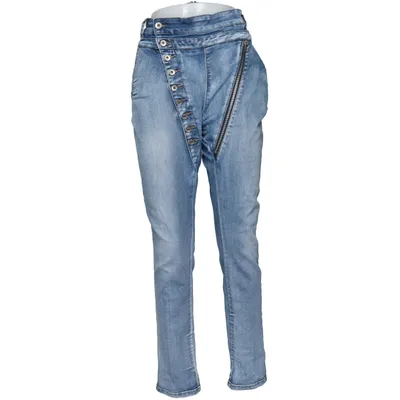 Jeans (Blue) from Elara Cotton, Elastane, Polyester