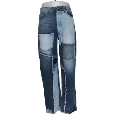Jeans (Distressed patched jeans ) från Revice Bomull, Elastan