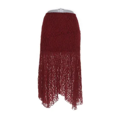 Kjol (Röd) från Bershka Elastan, Polyester