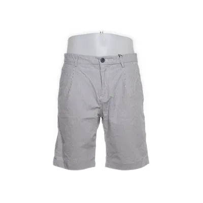 Shorts (Gray, White) from Mason's Cotton, Elastane