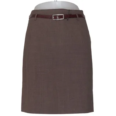 Jupe (Marron) de Kellermann of Scandinavia Élasthane, Polyester, Laine