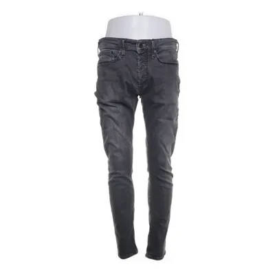 Jeans (Gray) from Denham Cotton, Elastane, Leather