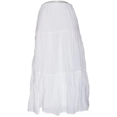 Maxi rok (Wit) van Gina Tricot Katoen