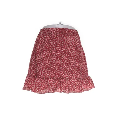 Nederdel (Hvid, Rød) fra Ava Polyester