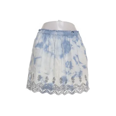 Skirt (White, Blue) from Scotch R'Belle Cotton