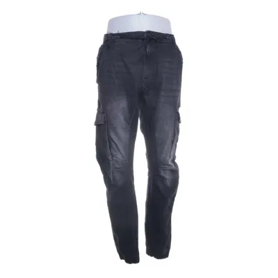 Cargo broek (Zwart) van Jean Pascale Katoen, Elastaan, Polyester