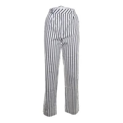 Pants (White, Blue) from Musier Paris Cotton, Elastane