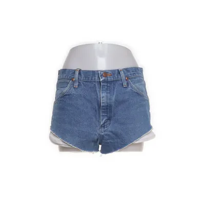 Denim shorts (Blauw) van Wrangler Katoen