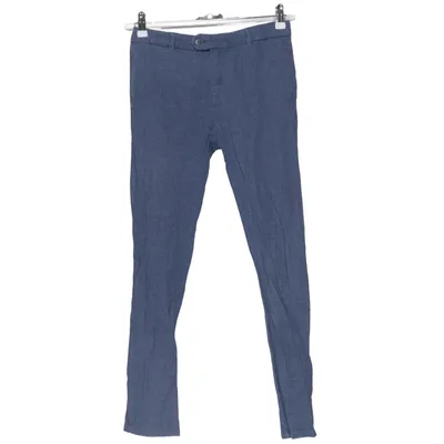 Pantalon (Bleu) de Zara Boys Coton, Lin