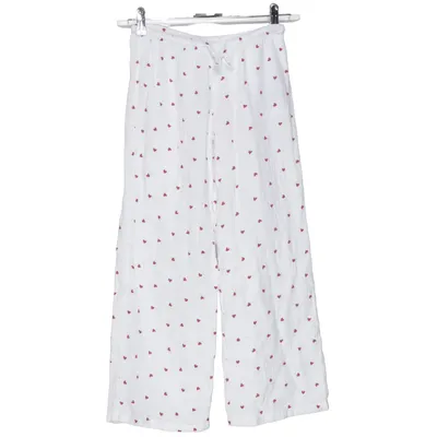 Pajama pants (White, Red) from Gina Tricot Organic cotton