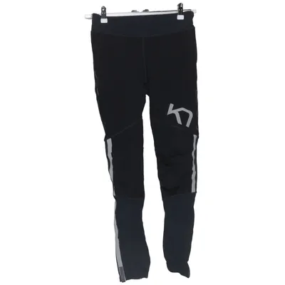 Sportleggings (Zwart) van Kari Traa Elastaan, Polyamide, Polyester