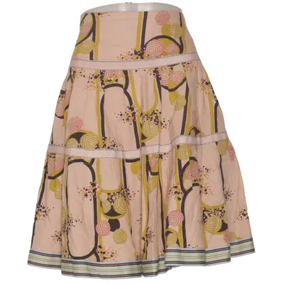 Rok (Beige, Meerkleurig) van Edith & Ella Katoen, Linnen