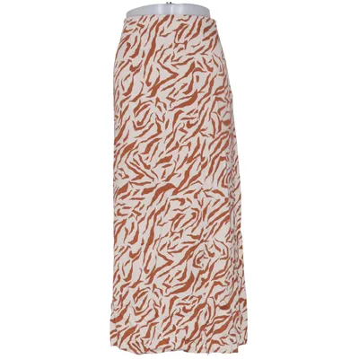 Maxi rok (Beige, Bruin) van Gestuz Elastaan, Viscose