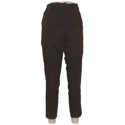 Pants (Black, White) from H&M Cotton, Elastane, Polyester