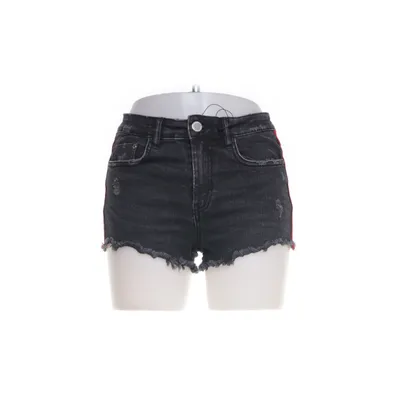 Jeansshorts (Sort, Rød) fra Zara Authentic Denim by TRF Bomuld, Elastan