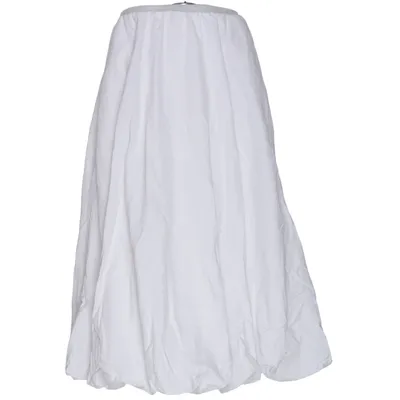 Maxi skirt (White) from Object Polyamide