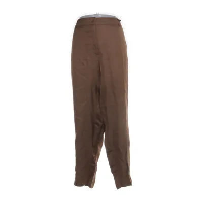 Trekvart bukser (Brun) fra Samoon Linned, Viscose