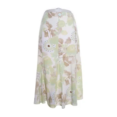 Maxi rok (Wit, Meerkleurig) van Marcona Polyester