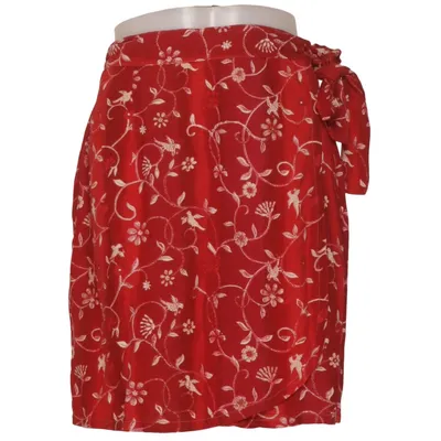 Wrap skirt (Red) from Cappuccini by Desam Viscose