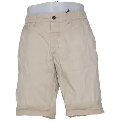 Korte broek (Beige) van Jack & Jones Jeans Intelligence Katoen, Elastaan
