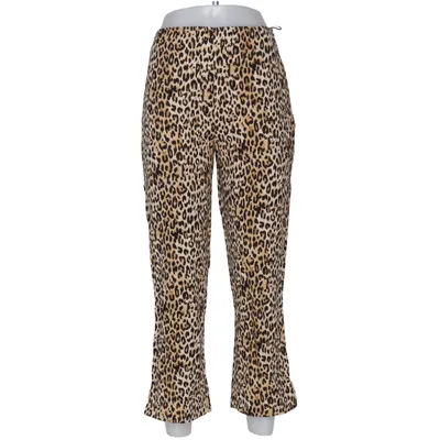 Broek (Bruin, Zwart) van Zara Katoen, Linnen, Viscose