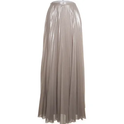 Maxi skirt (Beige, Silver) from Jenny Packham Polyester