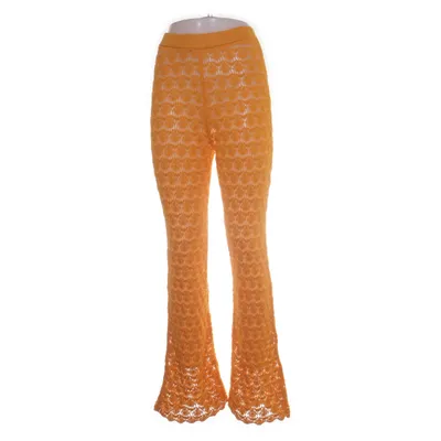 Hose (Gelb) von Mango Baumwolle, Polyester