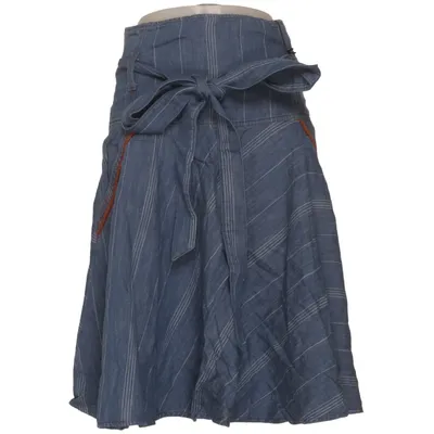 Skirt (Blue) from Diesel Cotton, Linen