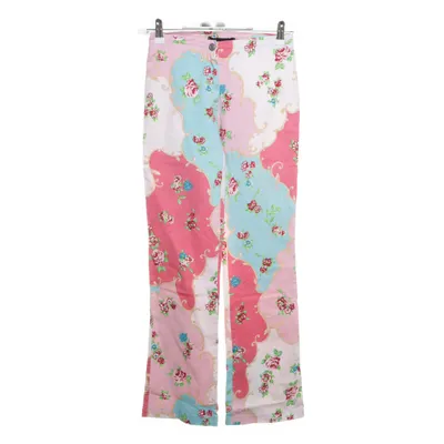 Pants (White, Multicolored) from Kara Makan Cotton