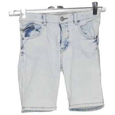 Denim shorts (Blauw) van Detroit by Lindex Katoen, Elastaan