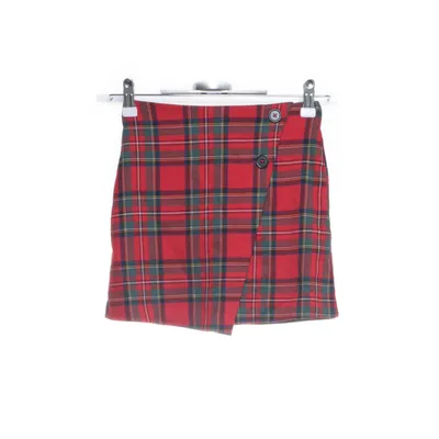 Kjol (Röd, Flerfärgad) från H&M Kids Elastan, Polyester, Viskos