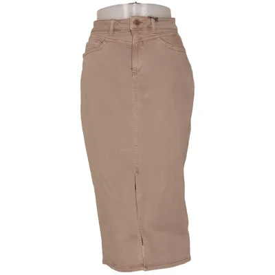 Spijkerrok (Beige) van VILA Katoen, Elastaan, Modal