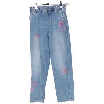 Spijkerbroek (Blauw, Meerkleurig) van H&M Katoen, Polyester