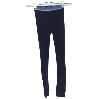 Pantalon thermique (Bleu) de Pierre Robert Polyester, Laine