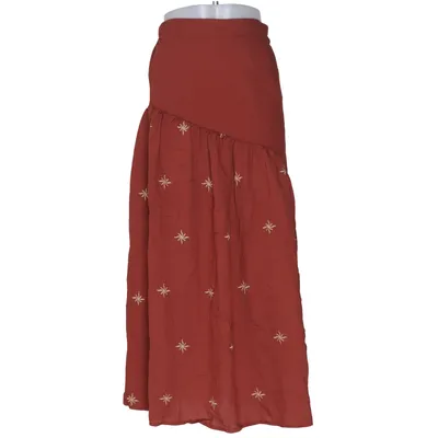 Maxi rok (Rood) van Luna Polyamide, Viscose