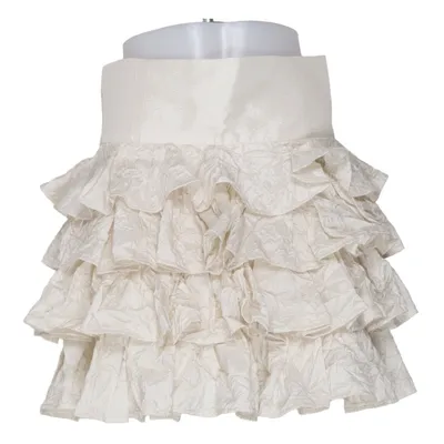 Jupe (Beige) de Custommade Polyamide, Polyester, Viscose
