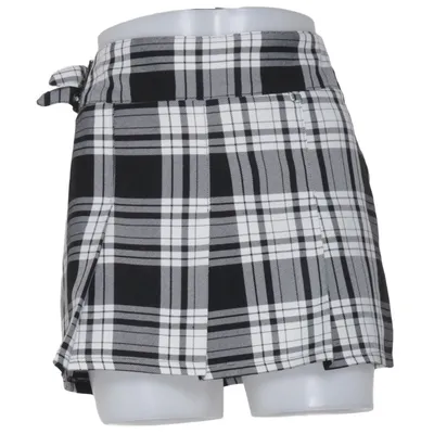 Skirt (Black, White) from Fishbone Polyester