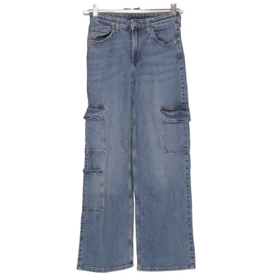 Jeans (Blå) från H&M Bomull, Elastan